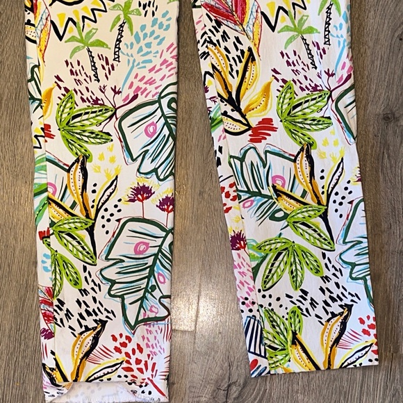 Joseph Ribkoff Multicolor Patterned Pants - Picture 6 of 8